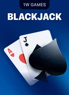 Blackjack con crupier en el catálogo de 1win